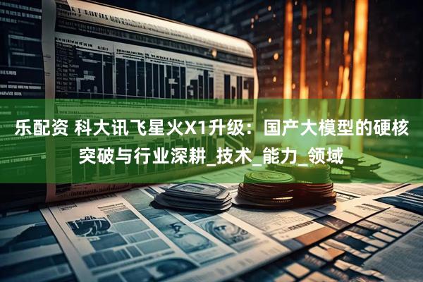 乐配资 科大讯飞星火X1升级：国产大模型的硬核突破与行业深耕_技术_能力_领域